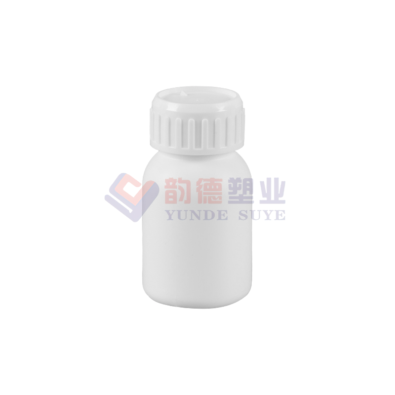 Fluórovaná okrúhla fľaša na chemikálie 50 ml-01 (zahustená)